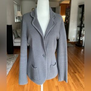 H&M Gray Women's Knit Blazer